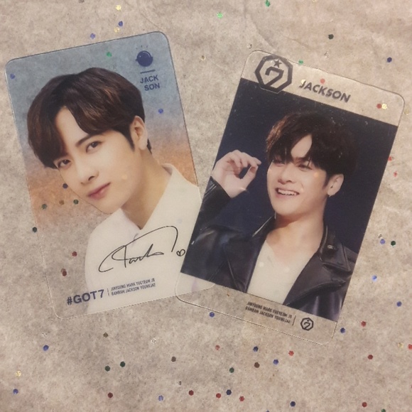 Accessories Got7 Kpop Jackson Transparent Photocards Poshmark